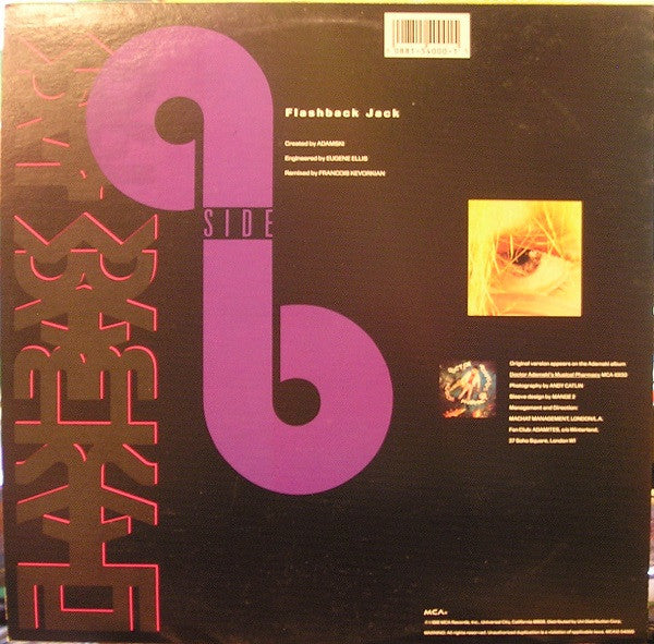 Adamski : Flashback Jack (12", Maxi)