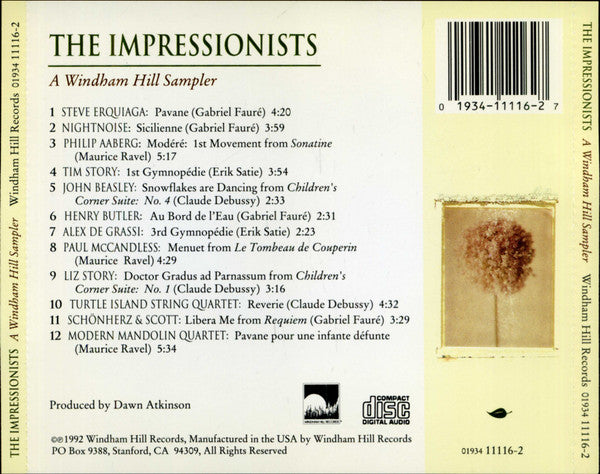 Various : The Impressionists: A Windham Hill Sampler (CD, Comp)