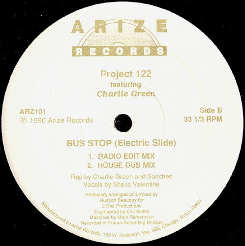 Project 122 Featuring Charlie Green (2) : Bus Stop (Electric Slide) (12")