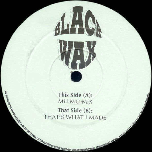 The KLF / Jive Bunny And The Mastermixers : Mu Mu Mix / That's What I Made (12", Unofficial)