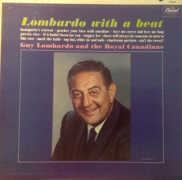Guy Lombardo And His Royal Canadians : Lombardo With A Beat (LP, Mono)