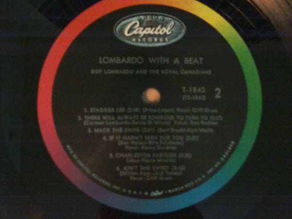 Guy Lombardo And His Royal Canadians : Lombardo With A Beat (LP, Mono)