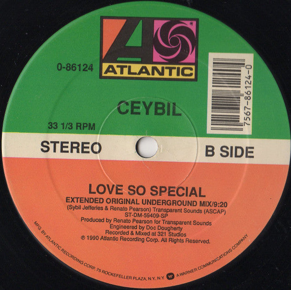 Ceybil Jefferies : Love So Special (12")