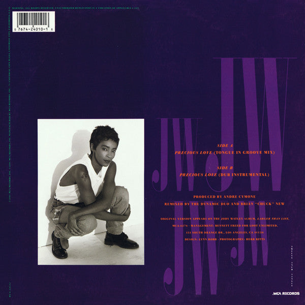 Jody Watley : Precious Love (Extended Version) (12", Single)