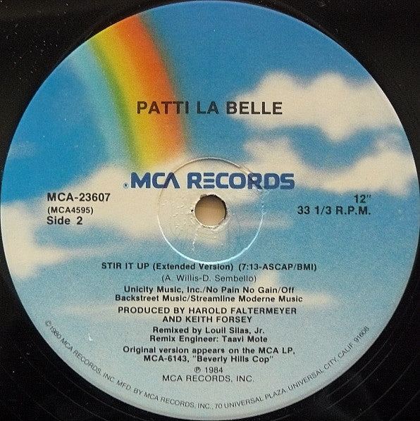 Patti LaBelle And Michael McDonald : On My Own (12" Version) (12", Pin)
