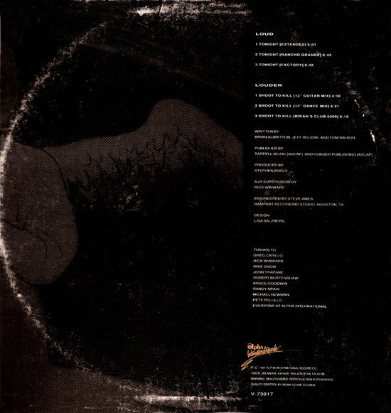 The Hunger : Tonight / Shoot To Kill (12")