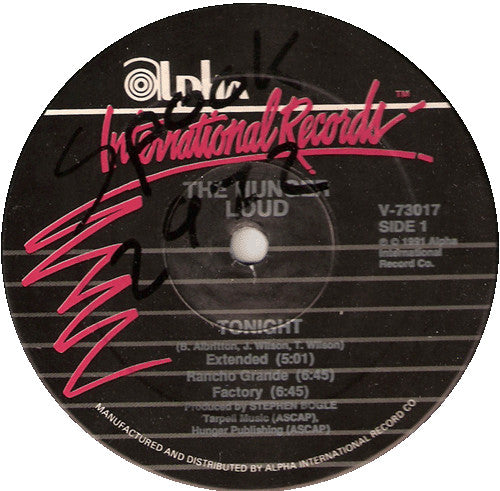 The Hunger : Tonight / Shoot To Kill (12")