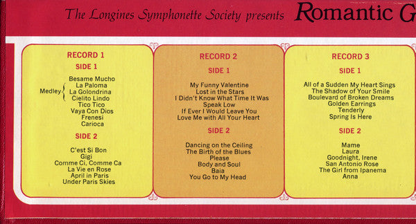 Tony Mottola : Romantic Guitars (5xLP, Comp + Box, Ltd)