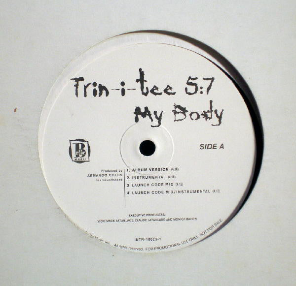 Trin-i-tee 5:7 : My Body (12", Promo)