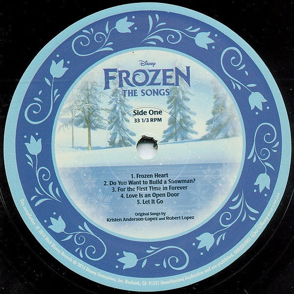 Kristen Anderson-Lopez And Robert Lopez : Frozen The Songs (LP, Album)