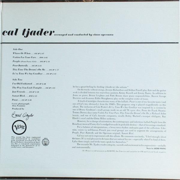 Cal Tjader : Warm Wave (LP, Album, Mono, Gat)