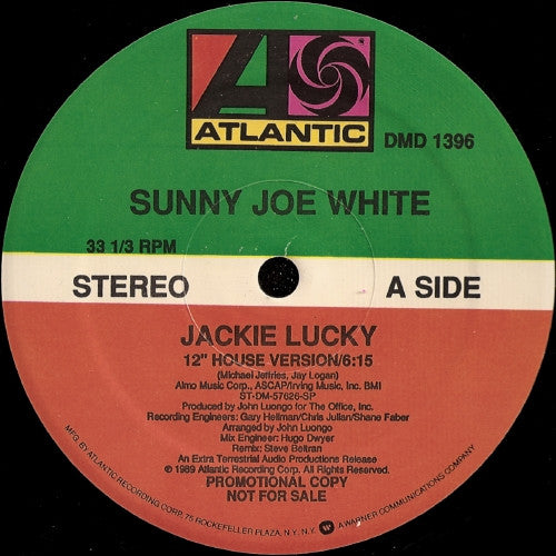Sunny Joe White : Jackie Lucky (12", Promo)