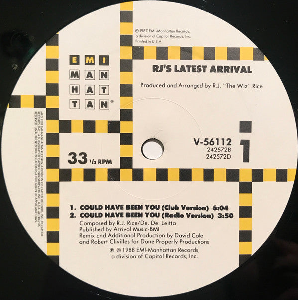 R.J.'s Latest Arrival : Could Have Been You (12", Single)