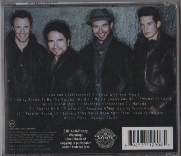 The Tenors (3) : Lead With Your Heart (CD, Album)