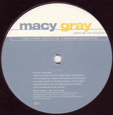 Macy Gray : Sexual Revolution (12", Promo)