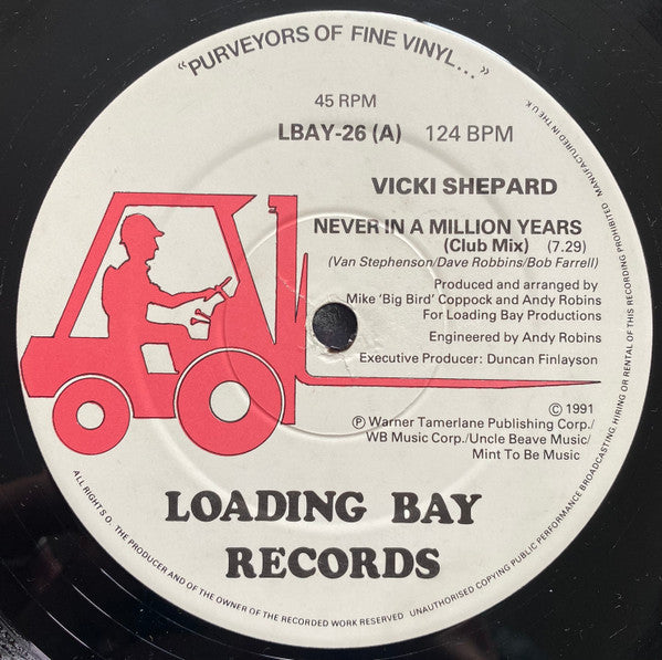 Vicki Shepard : Never In A Million Years (12")
