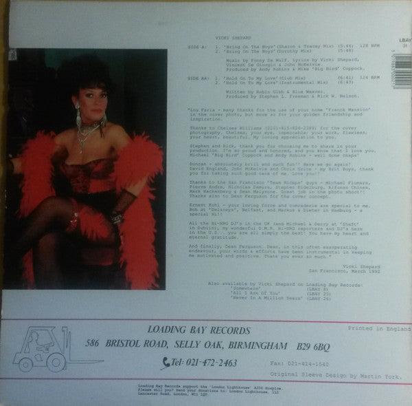 Vicki Shepard : Bring On The Boys / Hold On To My Love (12")