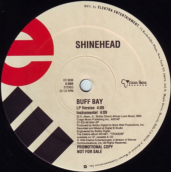 Shinehead : Buff Bay / Reprimand (12", Promo)
