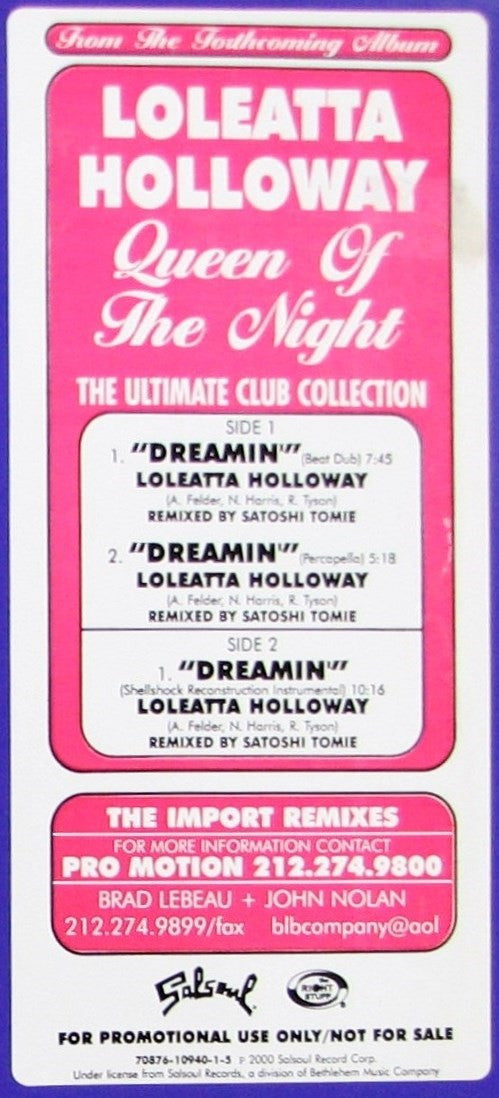 Loleatta Holloway : Dreamin' (12", Promo)
