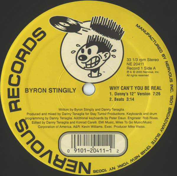 Byron Stingily : Why Can't You Be Real (2x12")
