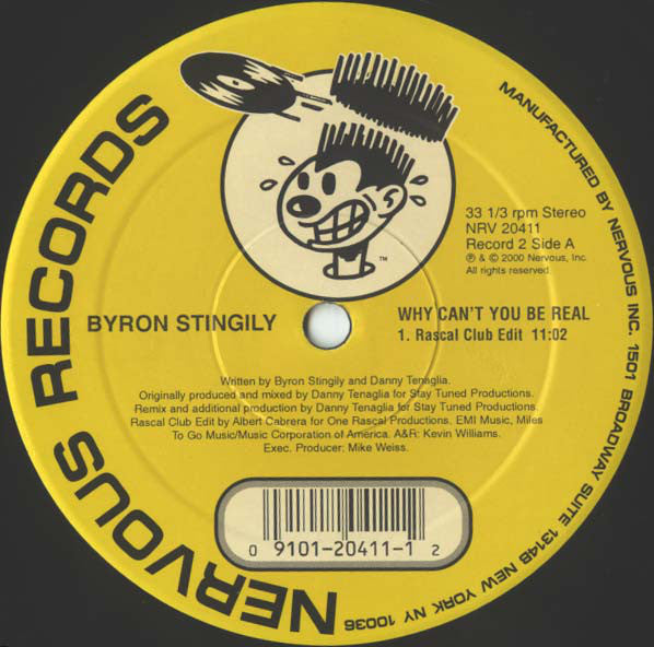 Byron Stingily : Why Can't You Be Real (2x12")