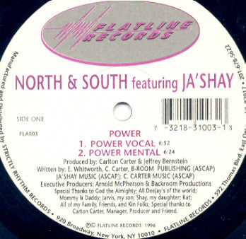 North & South (2) Featuring Ja'shay : Power (12")