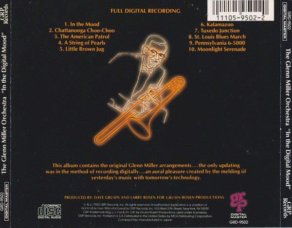 The Glenn Miller Orchestra : In The Digital Mood (CD, Album, RP)