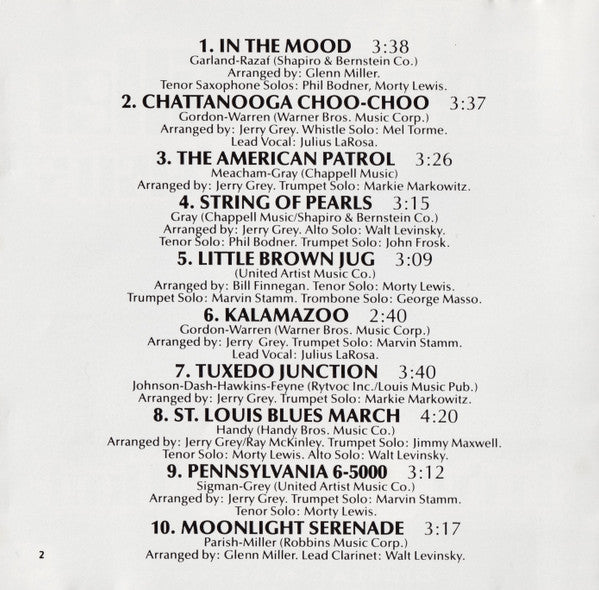 The Glenn Miller Orchestra : In The Digital Mood (CD, Album, RP)