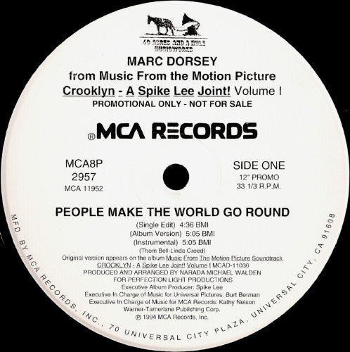 Marc Dorsey : People Make The World Go Round (12", Promo)
