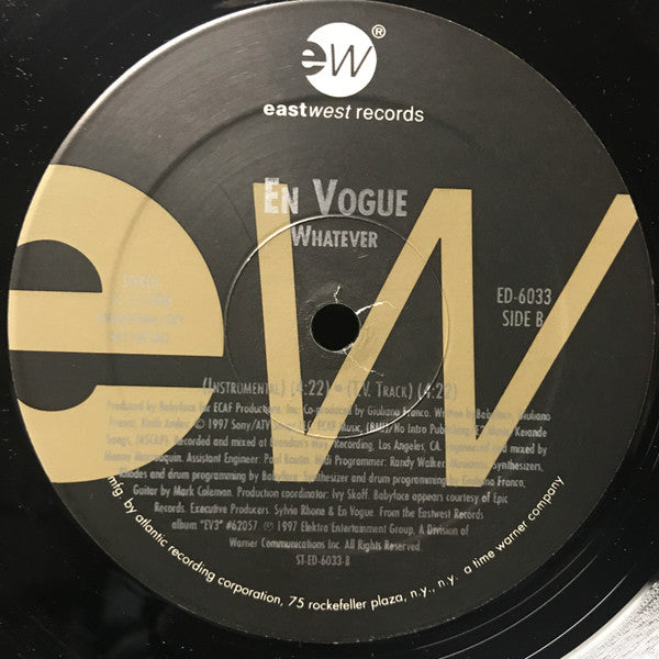 En Vogue : Whatever (12", Promo)