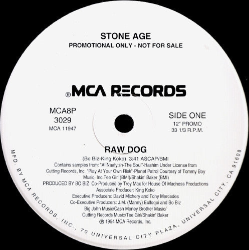 Stone Age : Raw Dog (12", Promo)