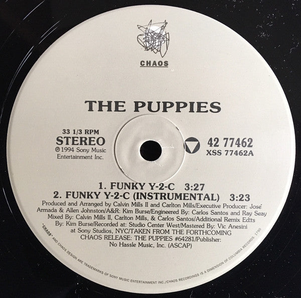 The Puppies : Funky Y-2-C (12")