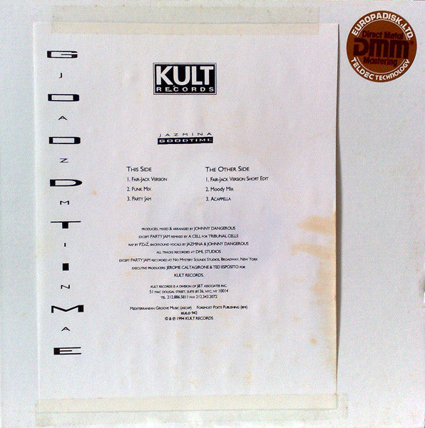 Jazmina : Goodtime (12", TP)