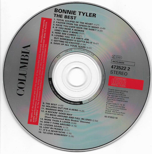 Bonnie Tyler : The Best (CD, Comp, RE)