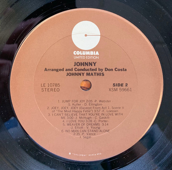 Johnny Mathis : Johnny (LP, RE, Ter)