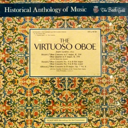 André Lardrot, Felix Prohaska, Chamber Orchestra Of The Vienna State Opera : The Virtuoso Oboe (LP, Album)
