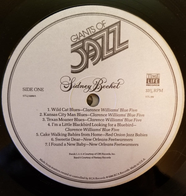 Sidney Bechet : Giants Of Jazz: Sidney Bechet (3xLP, Album, Comp + Box)