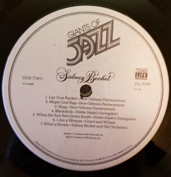 Sidney Bechet : Giants Of Jazz: Sidney Bechet (3xLP, Album, Comp + Box)