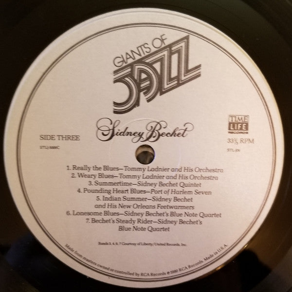 Sidney Bechet : Giants Of Jazz: Sidney Bechet (3xLP, Album, Comp + Box)