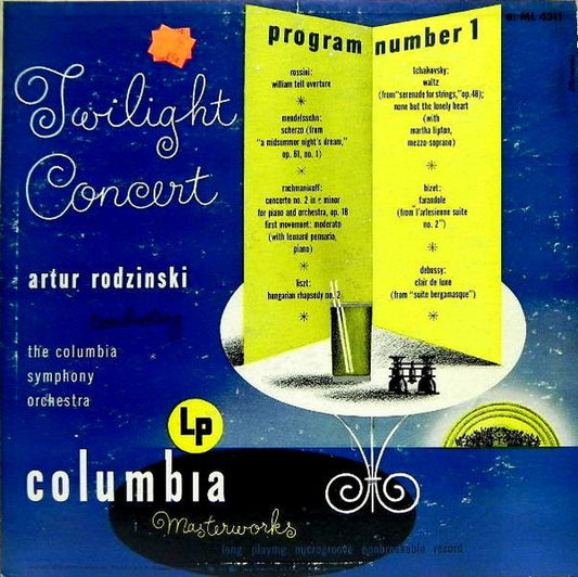 Artur Rodzinski Conducting Columbia Symphony Orchestra : Twilight Concert (Program Number 1) (LP, Album, Mono)