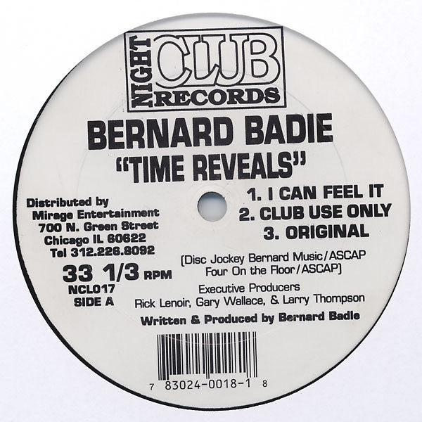 Bernard Badie : Time Reveals (12")