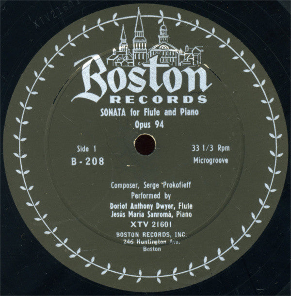 Sergei Prokofiev / Albert Roussel : Sonata For Flute And Piano / Trio For Flute, Viola And Violoncello (LP, Album)