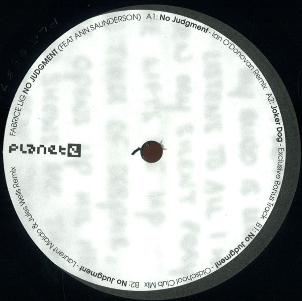 Fabrice Lig : No Judgment (12", Maxi)