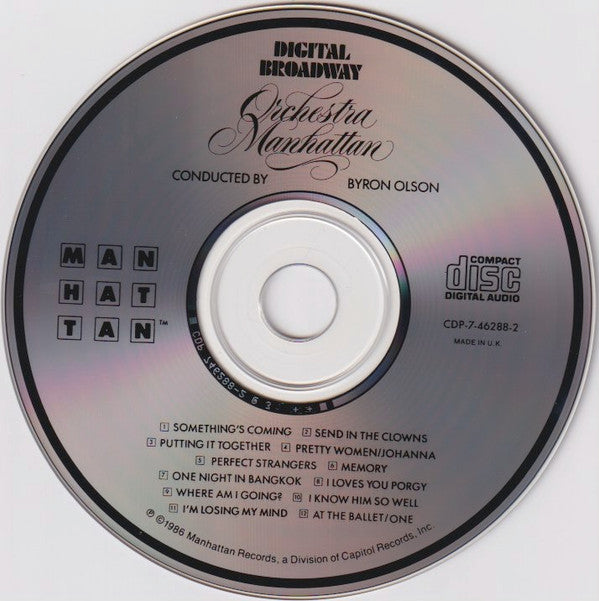 Byron Olson, Orchestra Manhattan : Digital Broadway (CD, Album)