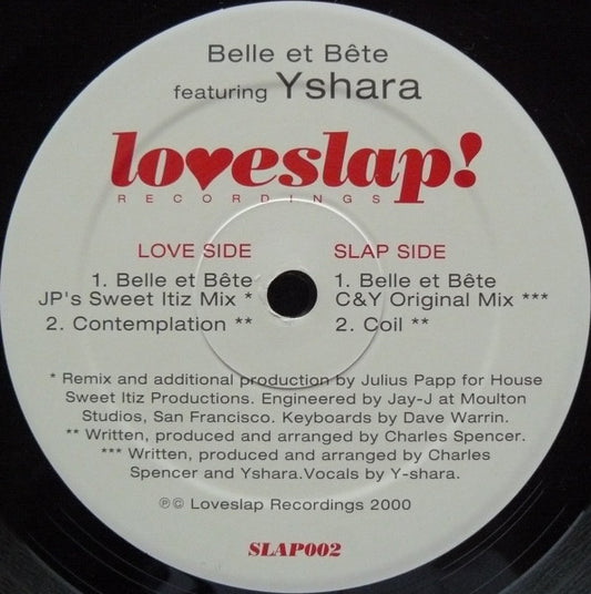 Charles Spencer Featuring Yshara : Belle Et Bête (12")