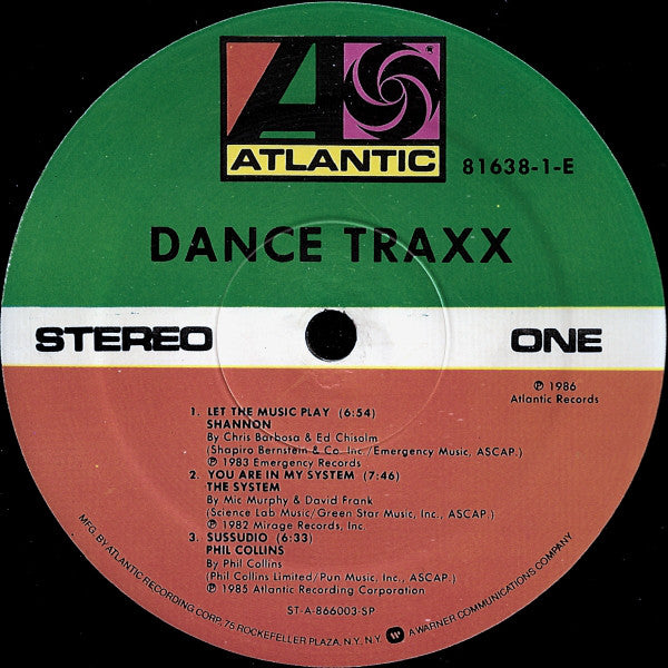 Various : Dance Traxx (2xLP, Comp)