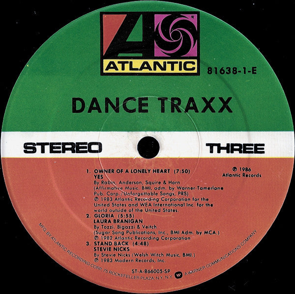 Various : Dance Traxx (2xLP, Comp)