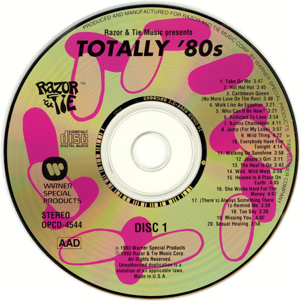 Various : Totally '80s (2xCD, Comp)