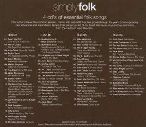 Various : Simply Folk (4xCD, Comp + Box)