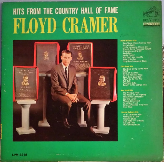 Floyd Cramer : Hits From The Country Hall Of Fame (LP, Mono)